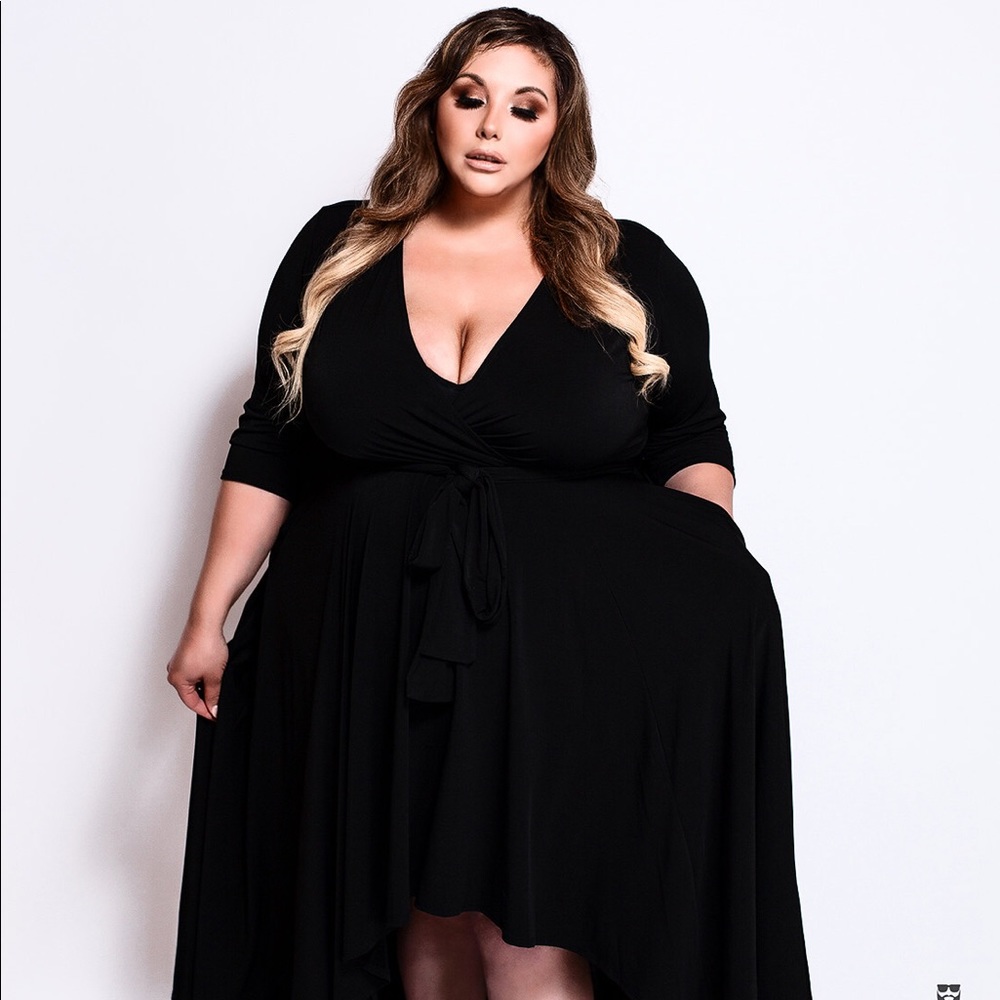 Plus Size ‘Goddess’ High Low Dress - Picture 4 of 7